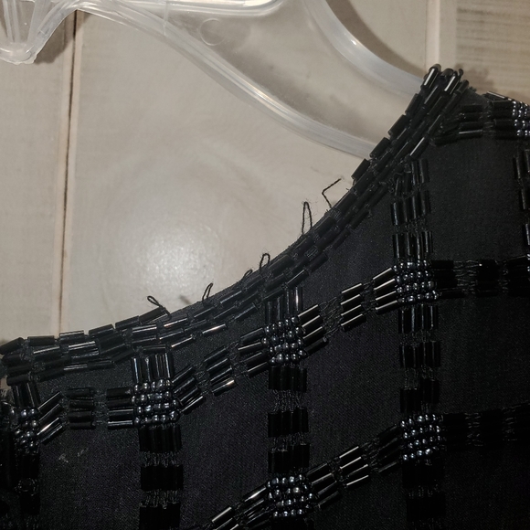 Y2K Vintage Top in Fully Beaded Plaid Pattern by Talbots Size Small - Picture 13 of 16